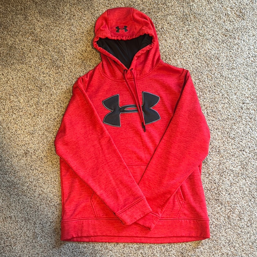 Men’s Red Under Armour ColdGear Hoodie